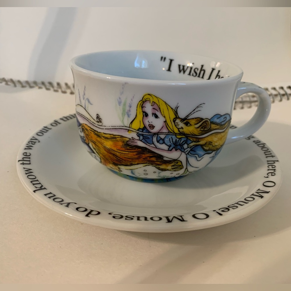 2010 Paul Cardew  Alice In Wonderland  Tea Cup & Saucer